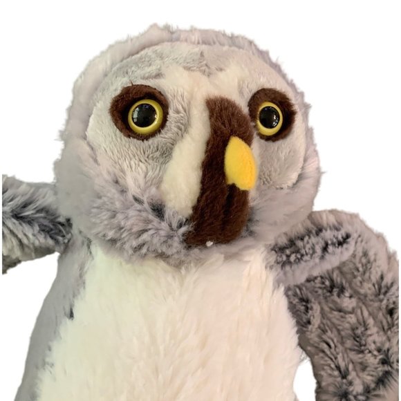 Webkinz Ganz Plush Stuffed Animal Toy Gray Owl JM334 9 in Tall - Picture 3 of 5